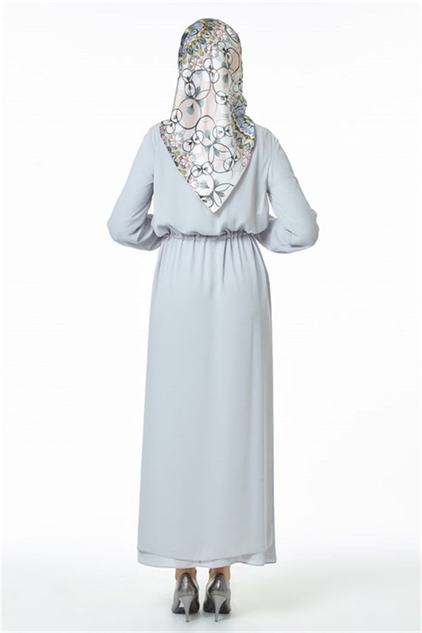 Armine Elbise 20Ya9113 Gri