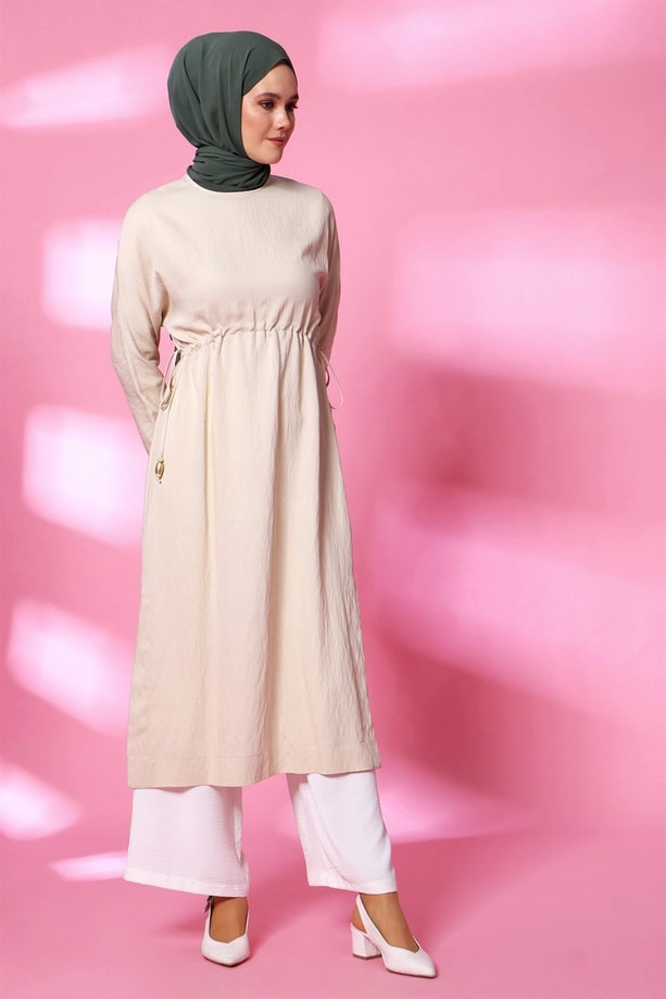 Armine Elbise 20Ya9122 Bej