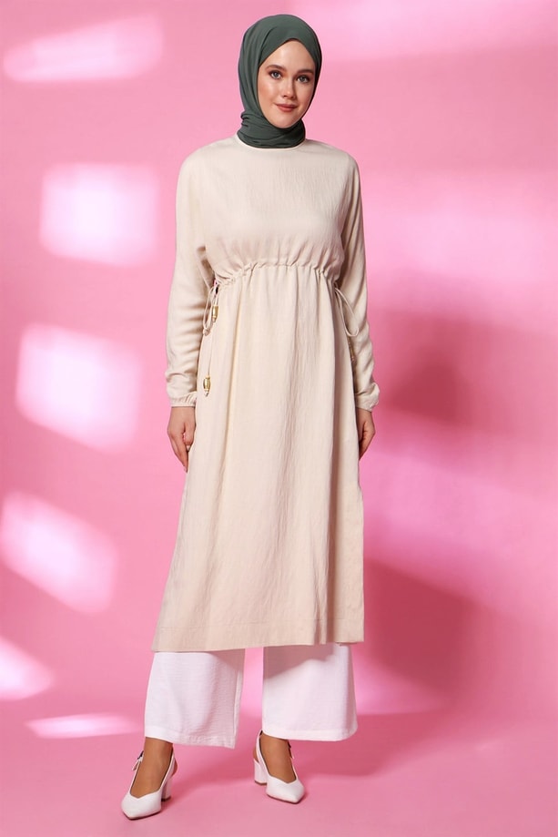 Armine Elbise 20Ya9122 Bej