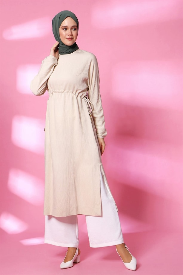 Armine Elbise 20Ya9122 Bej