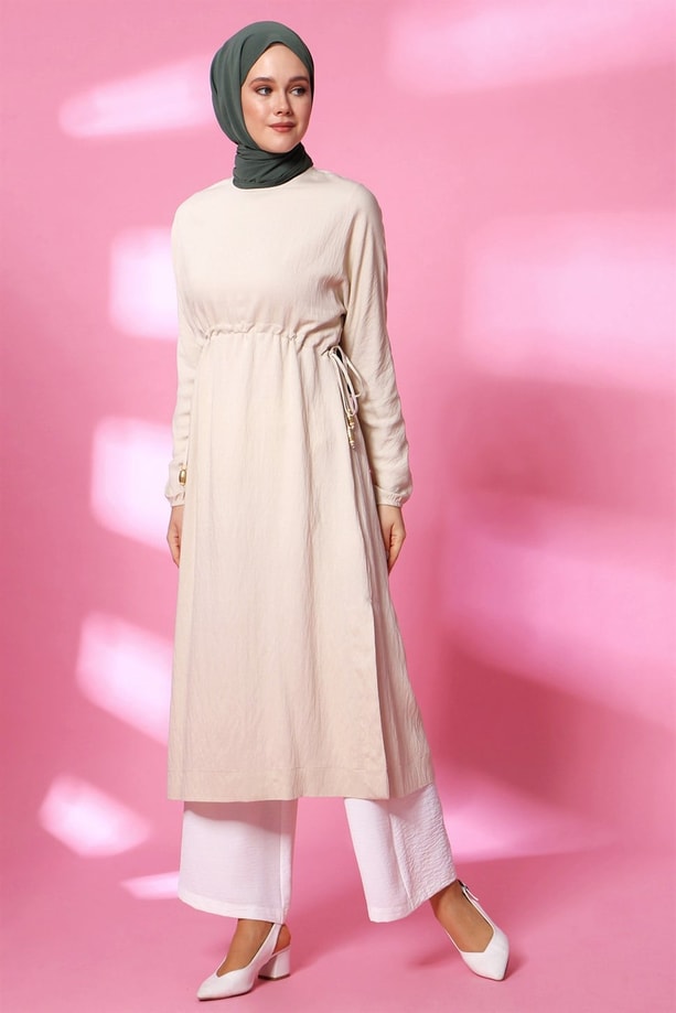 Armine Elbise 20Ya9122 Bej