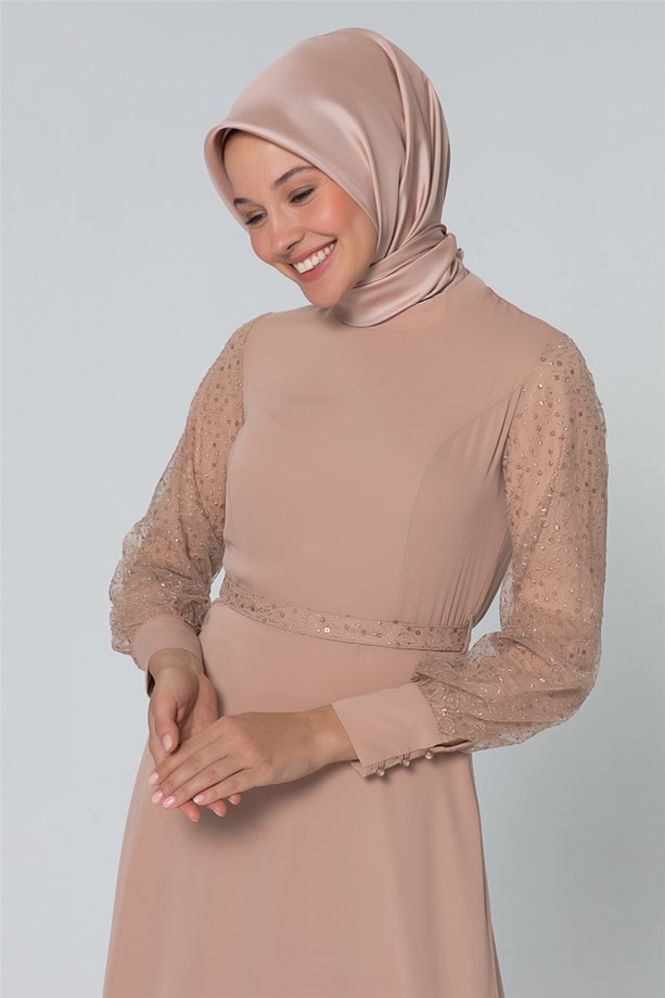 Armine Elbise 20Yra905 Bej