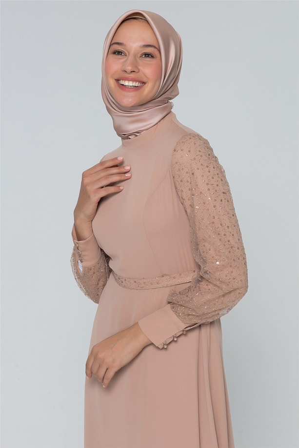 Armine Elbise 20Yra905 Bej