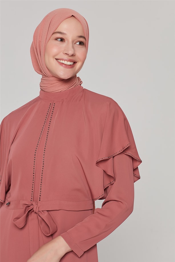 Armine Elbise 20Yra912 Gülkurusu