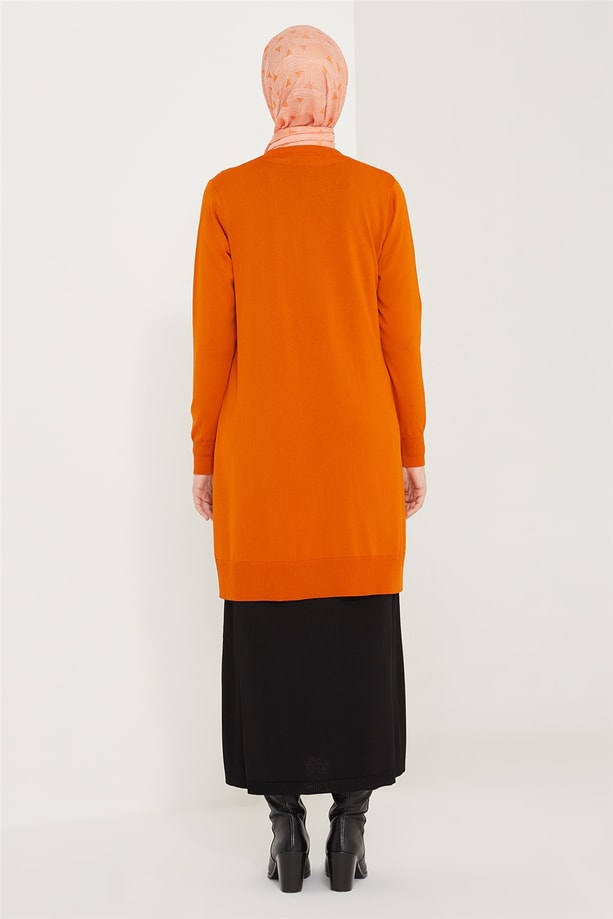Armine Tunik 21KD2002 Yanık Oranj