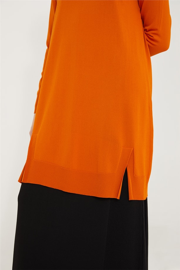 Armine Tunik 21KD2002 Yanık Oranj