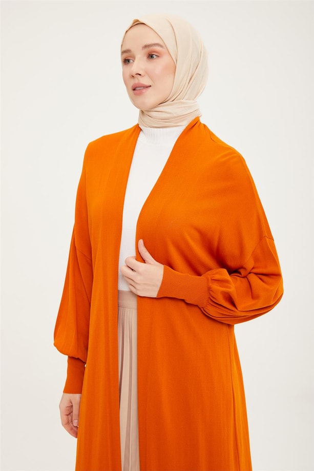 Armine Hırka 21KD2003 Yanık Oranj