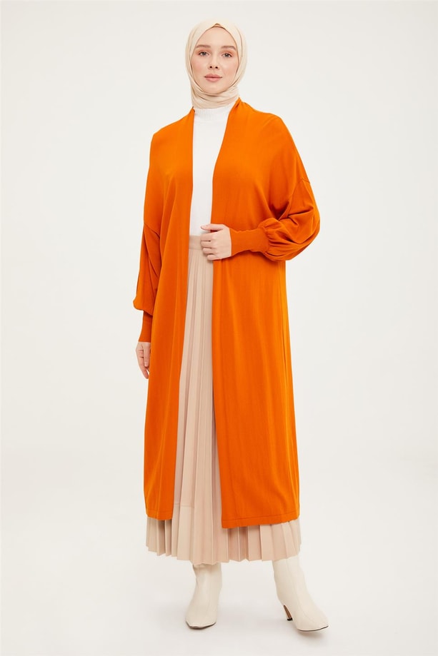 Armine Hırka 21KD2003 Yanık Oranj