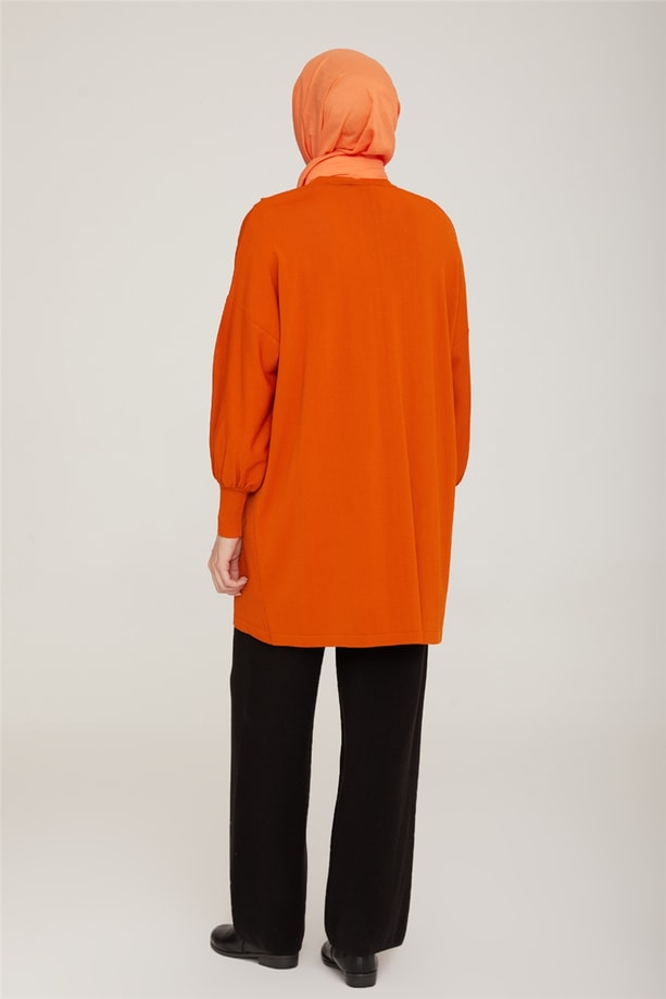 Armine Tunik 21KD2004 Yanık Oranj