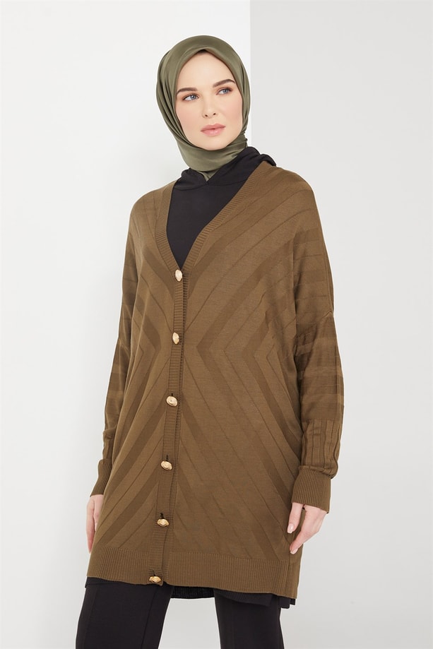 Armine Hırka 21KD2006 Haki