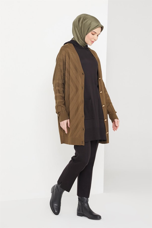 Armine Hırka 21KD2006 Haki