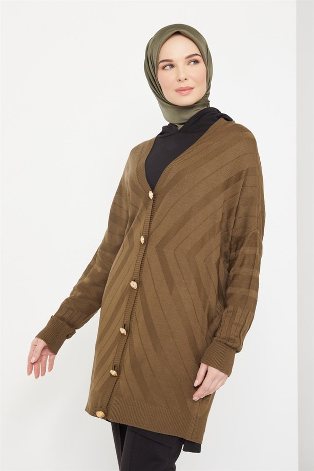 Armine Hırka 21KD2006 Haki