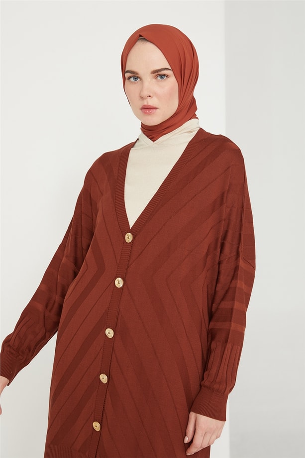 Armine Hırka 21KD2006 Taba