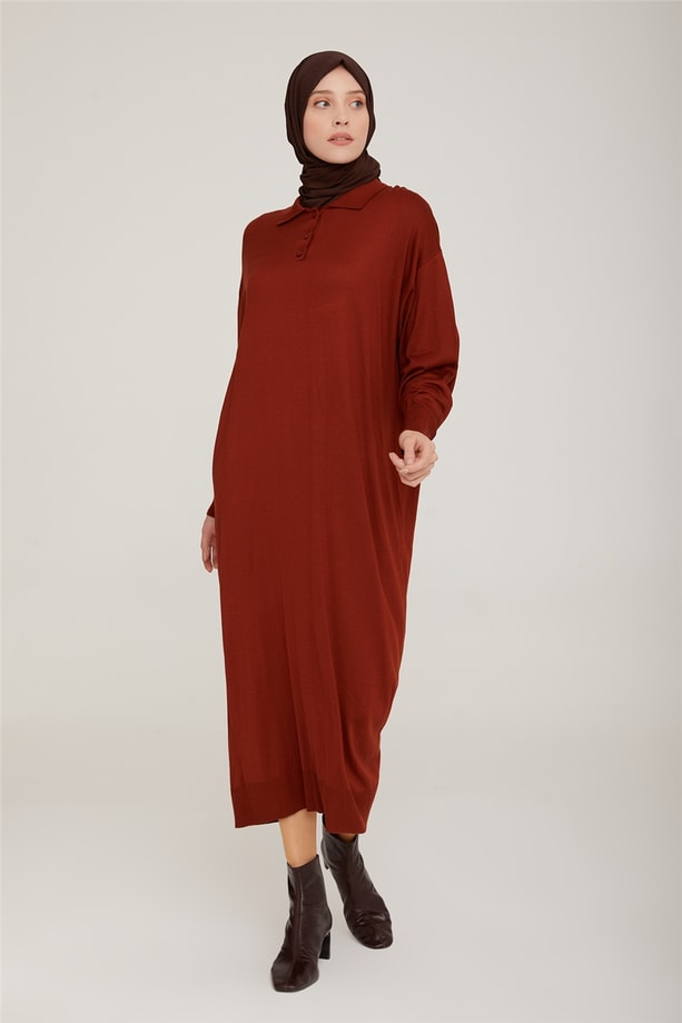 Armine Elbise 21KD2010 Taba