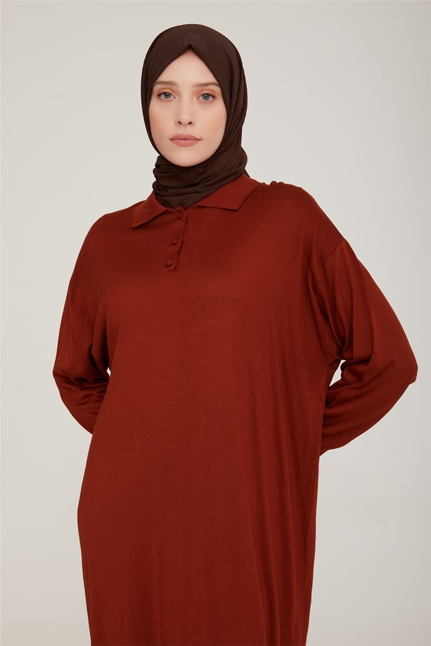 Armine Elbise 21KD2010 Taba