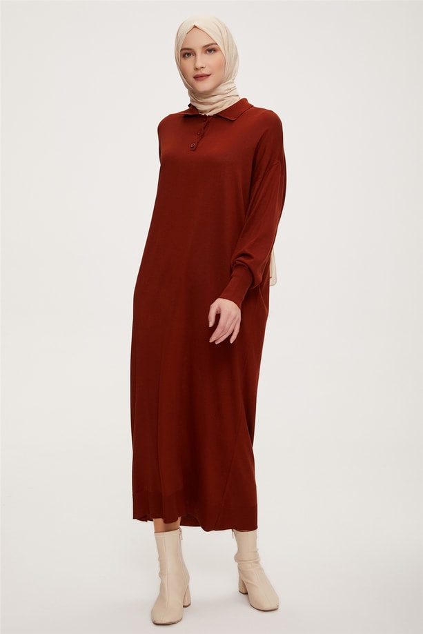 Armine Elbise 21KD2010 Taba