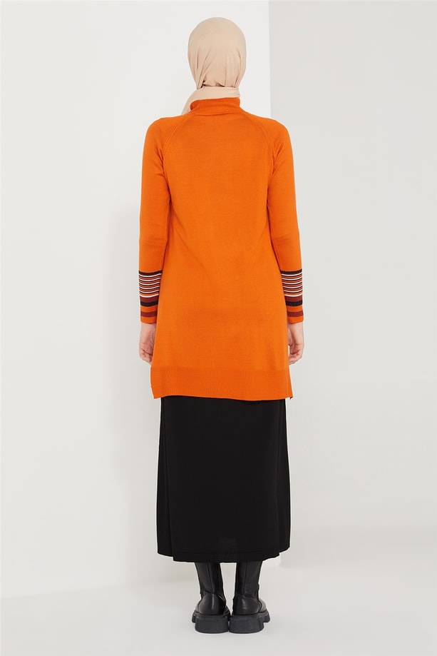 Armine Tunik 21KD2016 Yanık Oranj
