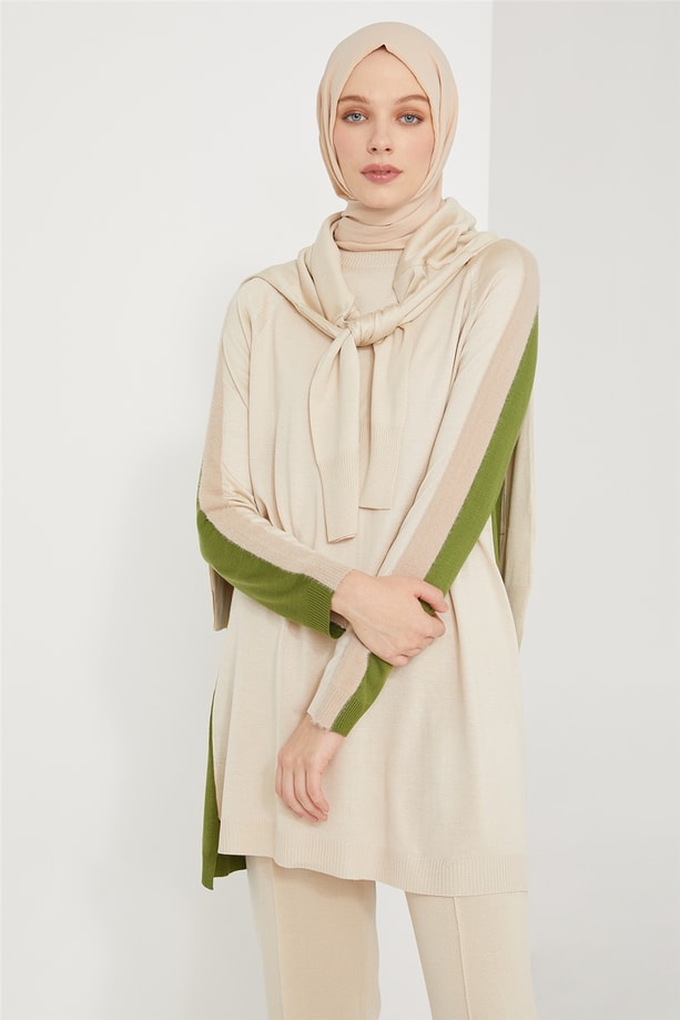 Armine Tunik 21KD2017 Limon Yeşili