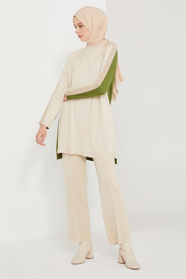 Armine Tunik 21KD2017 Limon Yeşili