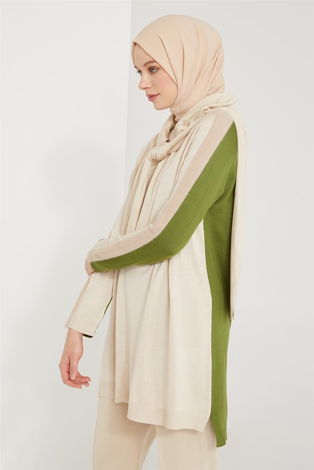 Armine Tunik 21KD2017 Limon Yeşili