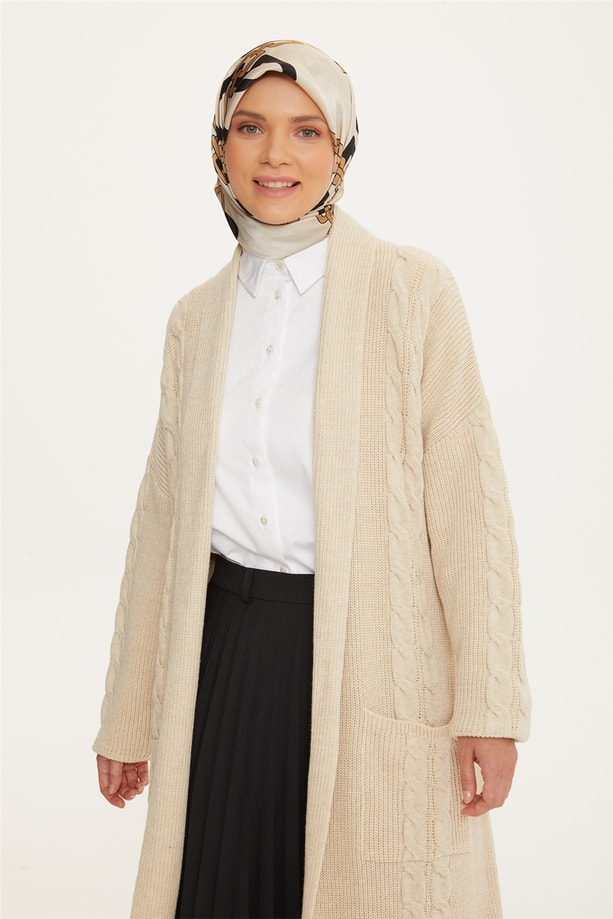 Armine Hırka 21KD2035 Bej