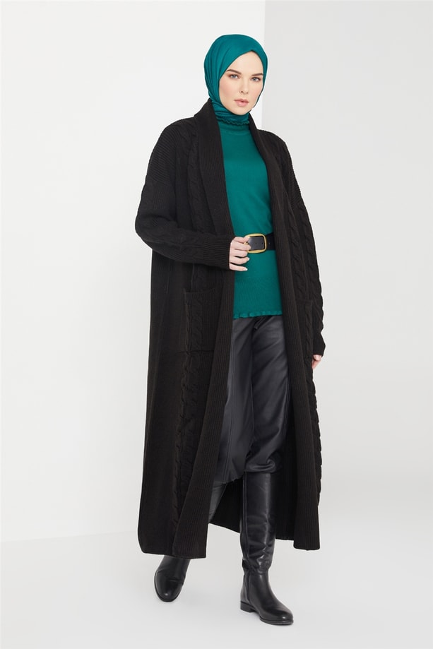 Armine Hırka 21KD2035 Siyah