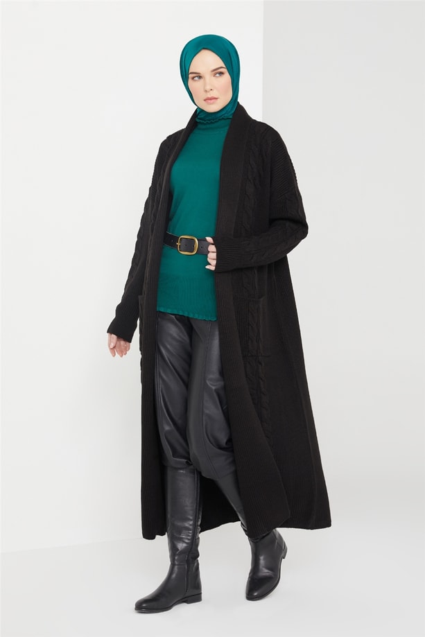 Armine Hırka 21KD2035 Siyah