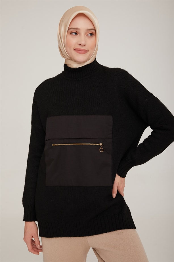 Armine Tunik 21KD2036 Siyah