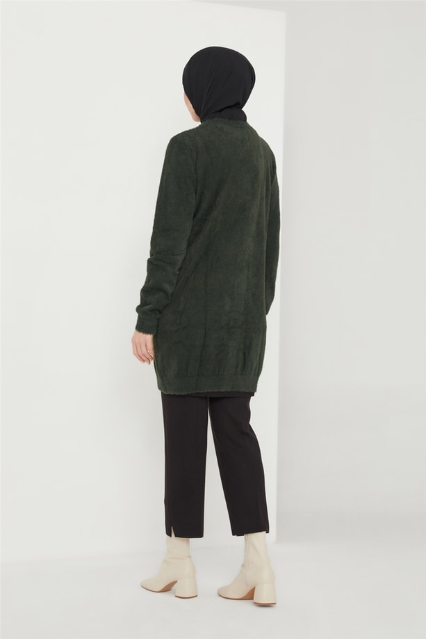 Armine Hırka 21KD2037 Yeşil