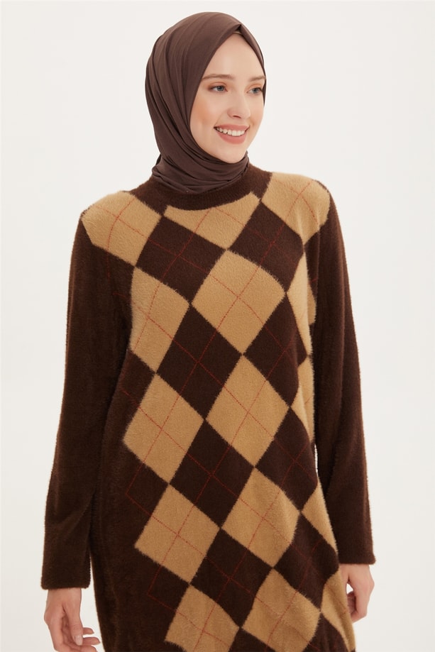 Armine Tunik 21KD2038 Kahverengi