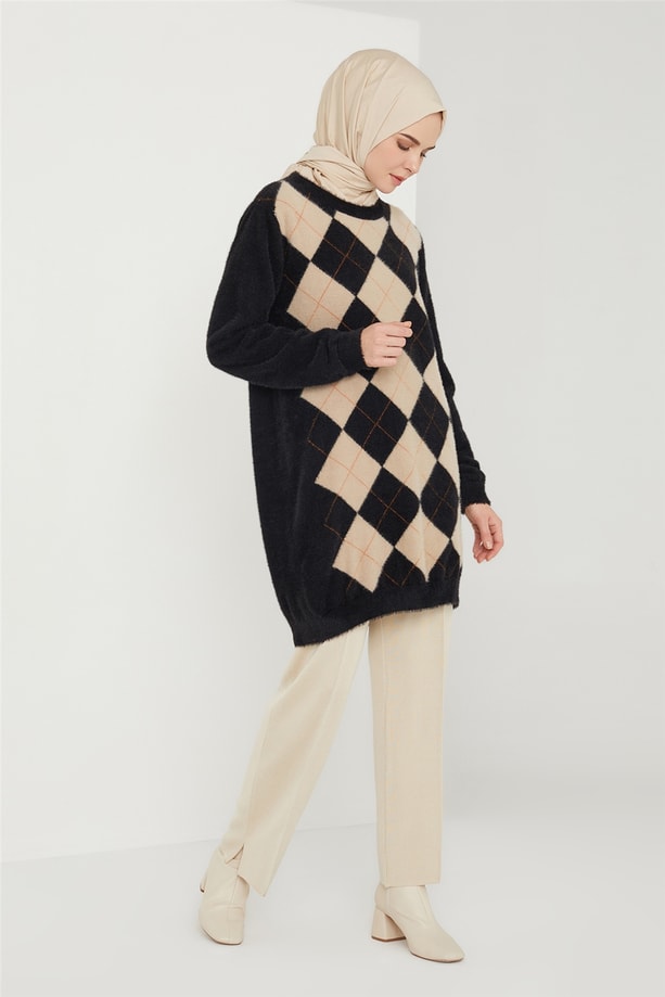 Armine Tunik 21KD2038 Siyah