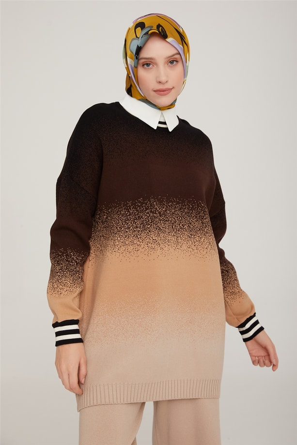 Armine Tunik 21KD2044 Kahverengi