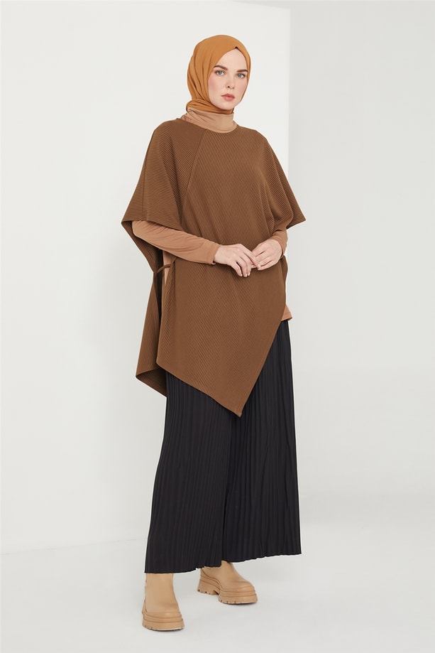 Armine Plise Detaylı Pantolon 21K2111 Siyah