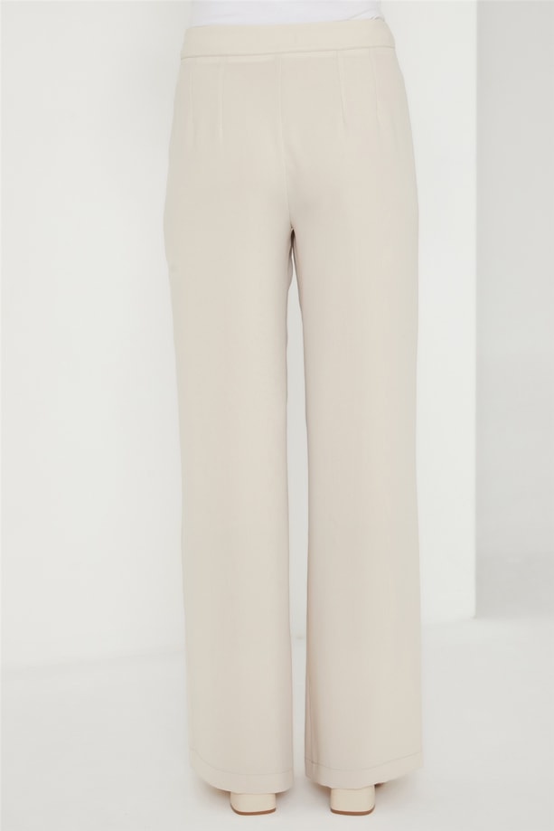 Armine Önü Pilikaşe Pantolon 21K2113 Kum