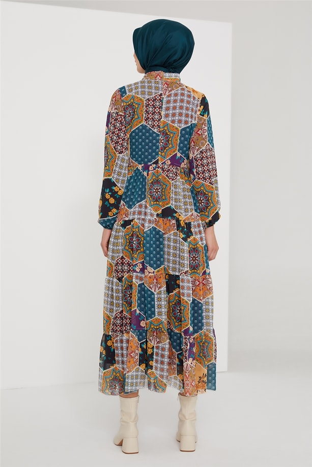 Armine Elbise 21KD2306 Safran