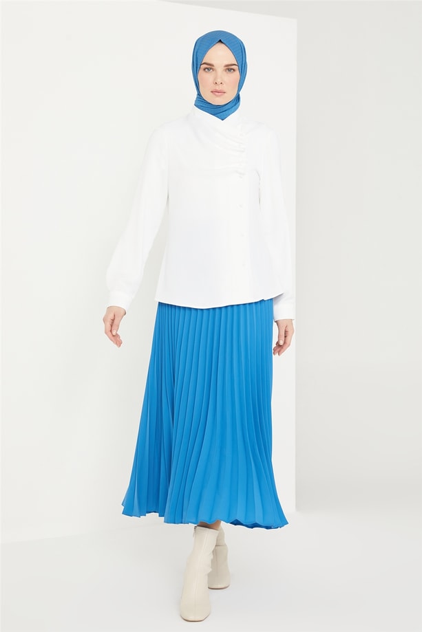Armine Gömlek 21K3021 Ekru