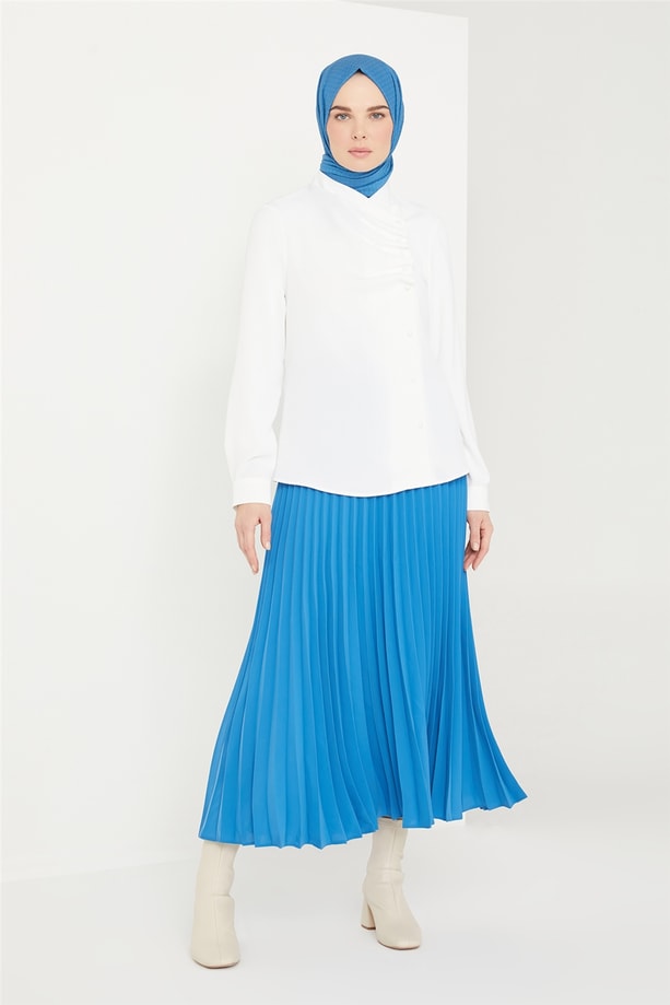 Armine Gömlek 21K3021 Ekru