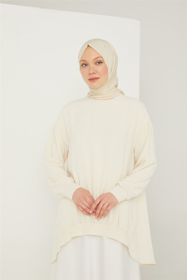 Armine Ribana Detaylı Bluz 21K3028 Aytaşı