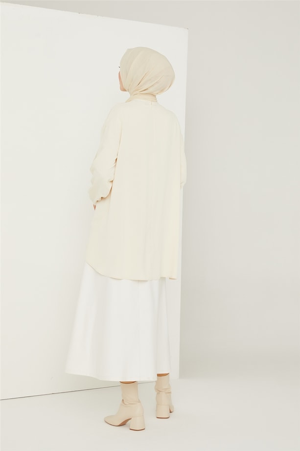 Armine Ribana Detaylı Bluz 21K3028 Aytaşı