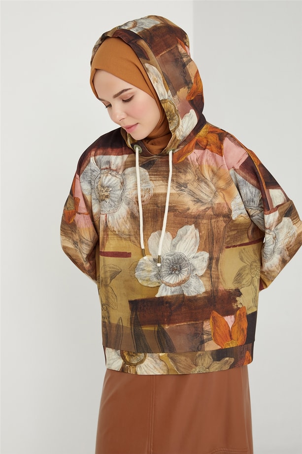 Armine Baskılı Bluz 21K3032 Yeşil