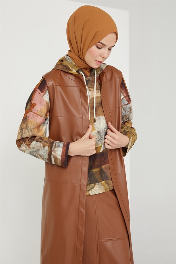 Armine Yelek 21KD3356 Taba