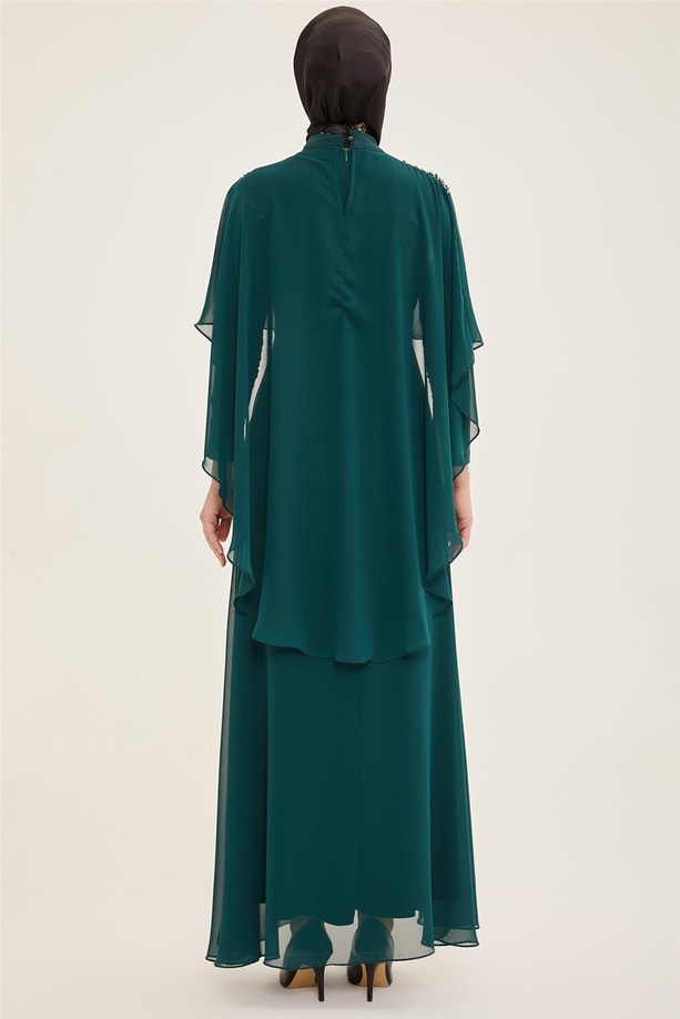 Armine Abiye Elbise 21KD3370 Zümrüt