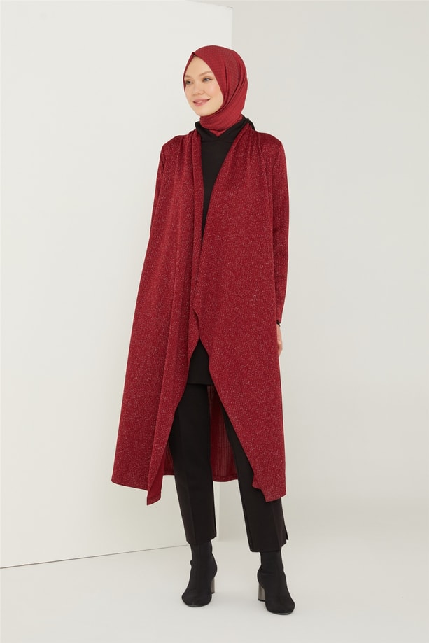 Armine Hırka 21KD4337 Bordo