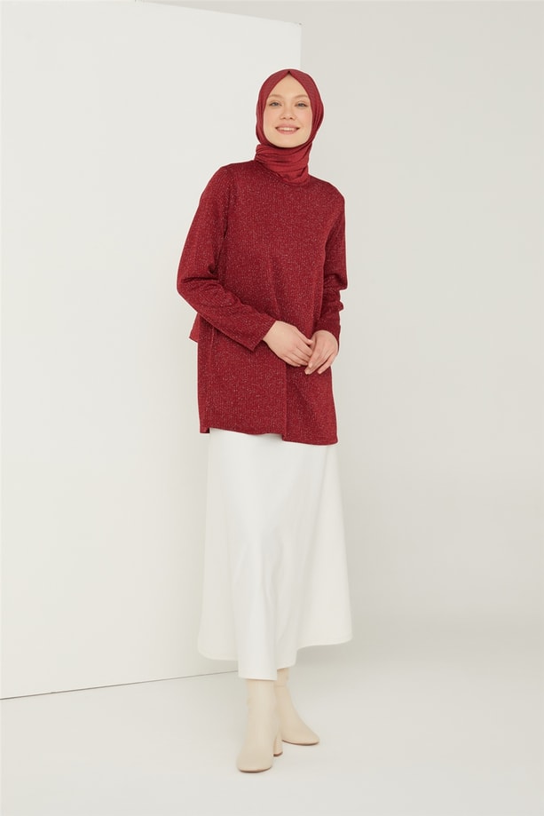 Armine Tunik 21KD4338 Bordo