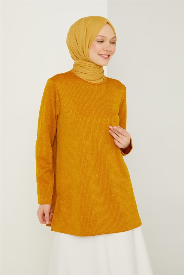 Armine Tunik 21KD4338 Hardal