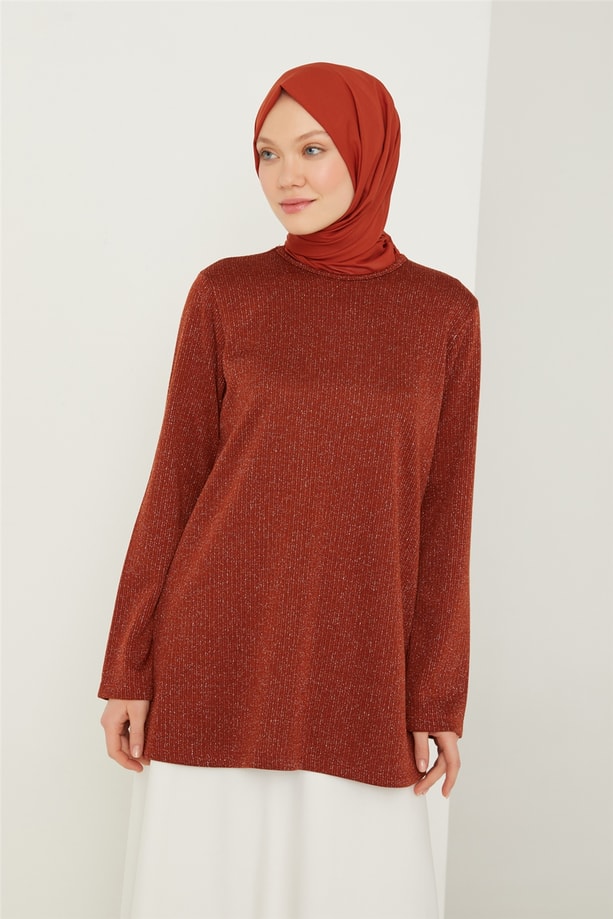 Armine Tunik 21KD4338 Kiremit