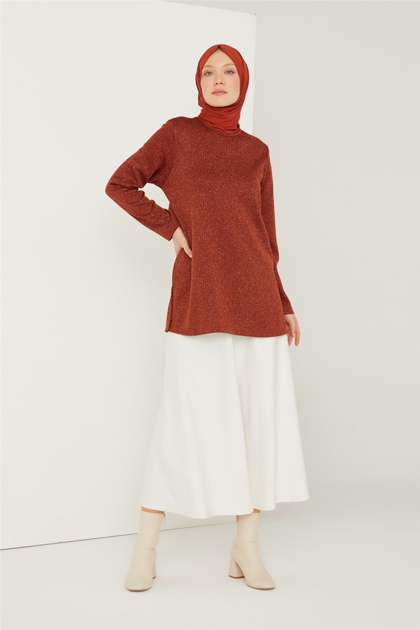 Armine Tunik 21KD4338 Kiremit