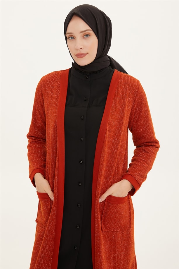 Armine Hırka 21KD4341 Kiremit