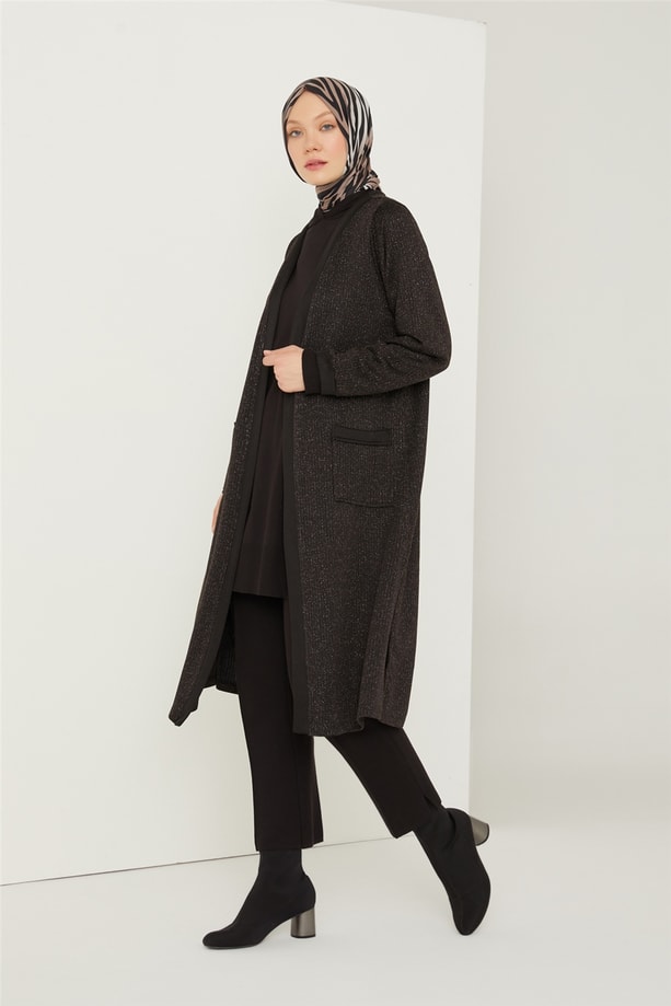 Armine Hırka 21KD4341 Siyah