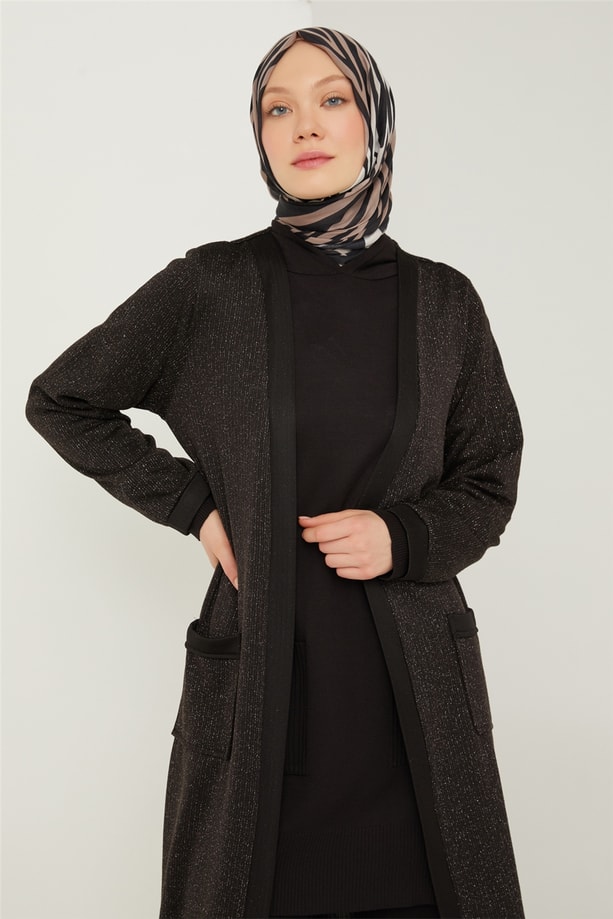 Armine Hırka 21KD4341 Siyah